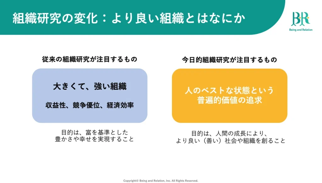 より良い組織とは