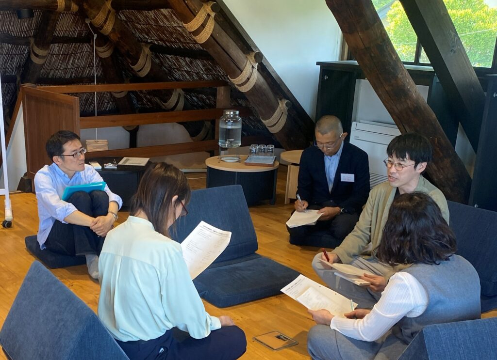 チームコーチング体験の様子